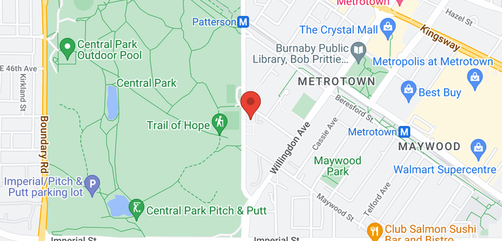 map of 1408 4200 MAYBERRY STREET
